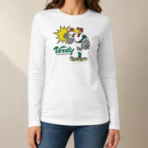 Awesome Verdy Mascot Yomiuri Nippon Football Club 1992 Verdy Yomiuri Long Sleeve Shirt