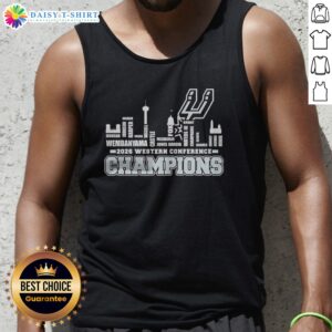 Funny San Antonio Spurs 2026 Western Conference Champions Wembanyama Vassell Castle Tank Top featuring vibrant graphics.