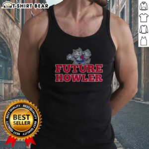Premium Future Howler Wolf Baby Tank top featuring a stunning wolf graphic design.
