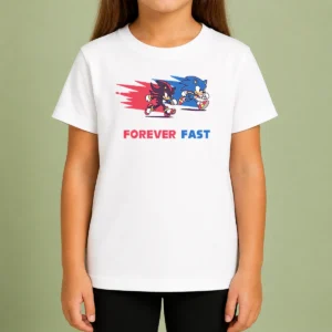 Original Shadow The Hedgehog Forever Fast Cartoon Kids T-Shirt