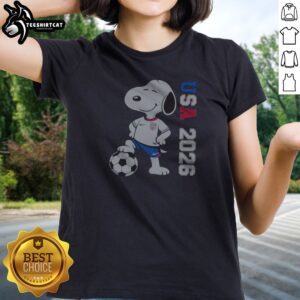 Pretty Snoopy USMNT 2026 World Cup Soccer Team Character Logo Shirt For Fans Of USA 2026