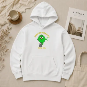 Funny Forced Reality Rule OK Green Monster Middle Finger Hoodie