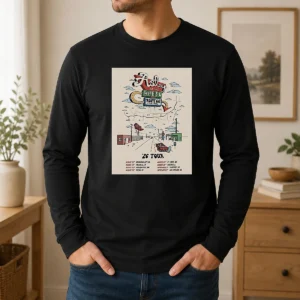 Pretty Asleep At The Wheel Route 66 Centennial 2026 Shows Long Sleeve Shirt