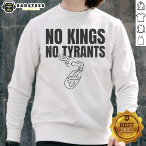 Funny Molotov Anarchy Revolution Rebellion Democracy Sovereignty Liberty No Kings No Tyrants sweatshirt on a neutral background