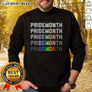 Good Pride Month Demon Sweatshirt featuring a unique design for celebrating Pride Month.