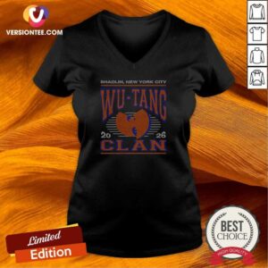 Awesome Shaolin, New York City Wu Tang Clan 20 26 V Neck Shirt v neck optimized, soft cotton fabric with comfortable V neckline