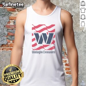 Pretty Washington Commanders American Heritage Wordmark tank top in vibrant colors for sporty fans