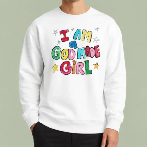 Premium I Am A God Made Girl Sweater