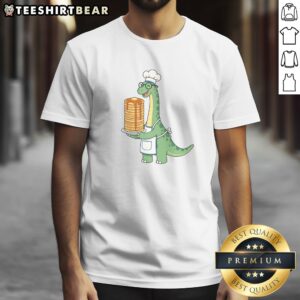 Official The Pancake Saurus Cute Funny Dinosaur Shirt featuring a playful dinosaur design.
