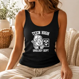 Pretty Teen High Urology Dept Cartoon Doctor Tank Top