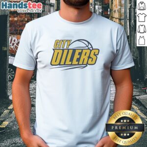 Premium City Oilers Basketball Logo Design For Sports Fan Apparel T Shirt For The Team Shirt