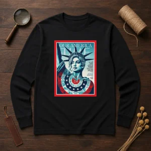 Pretty Our America Time Magazine July 6 2026 Long Sleeve Shirt