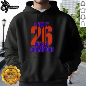 Original New York Yankees Twenty 26 World Champions Hoodie featuring a vibrant team logo and championship details.