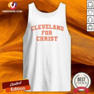 Official Cleveland For Christ tank top optimized for showcasing vibrant designs and comfortable fit.