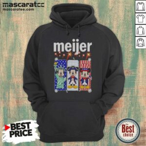 Awesome Meijer Mickey Mouse As Statue Of Liberty And Uncle Sam Patriotic hoodie optimized, featuring a patriotic graphic on a comfortable hoodie