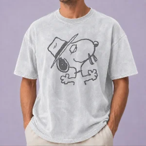 Original Peanuts Spike Larger Than Life Washed T-Shirt