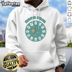 Good Mahjong O'Clock hoodie featuring a unique design for mahjong enthusiasts
