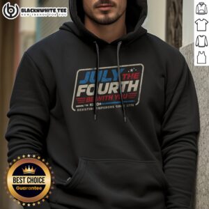 Official July The Fourth Be With You Hoodie featuring a festive design for Independence Day celebrations.