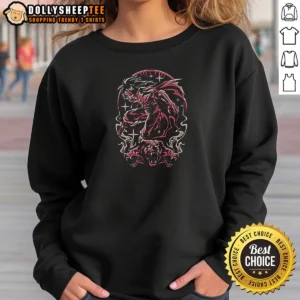 Top Death Penalty Sweatshirt in dark grey, featuring a bold graphic print on the front