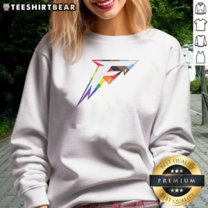 Pretty Minnesota Frost Pride Logo LGBTQ Sweatshirt featuring a vibrant design and cozy fit.