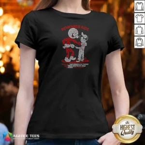 Nice Remember Kids There Are Two Pounds Of Copper And Three Grams Of Gold V-Neck Shirt