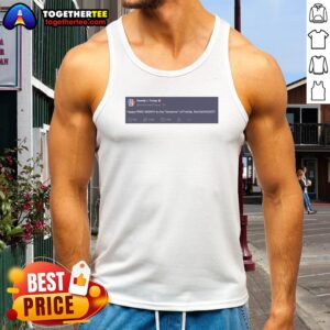 Original Trump Happy Pride Month To The Governor Of Florida Ron Defaggot Tank Top featuring vibrant colors and bold text.
