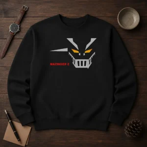 Awesome Mazinger Z Robot Face Logo Sweater