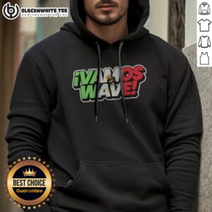 Pretty Mexico National Football Team El Tri World Cup FIFA Estadio Azteca Vamos Wave Hoodie displayed in a vibrant setting
