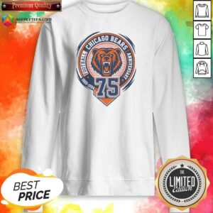 Good Chicago Bears Football 75 Anniversary 1920 1994 NFL Logo Team Sweatshirt