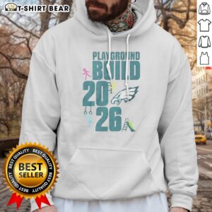 Hot Philadelphia Eagles Playground Build 2026 Hoodie featuring a vibrant team logo and comfortable fit.