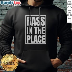 Top Bass In The Place Hoodie featuring a comfortable fit and vibrant print design.