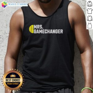 Pretty Mrs Gamechanger Softball Baseball Sports Enthusiast Athlete Lover Fitness Tank Top featuring a sporty design.