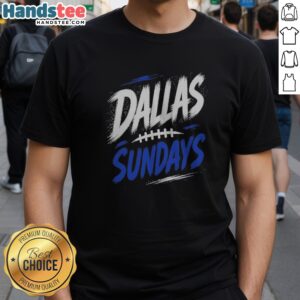 Pretty Dallas Cowboys NFL Sundays Shirt featuring vibrant team colors and a comfortable fit.