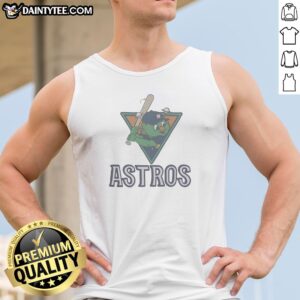 Pretty Orbit The Houston Astros Mascot With Saturn Rings And Baseball Tank Top