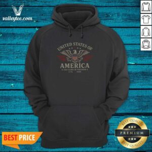 Premium United States Of America 250 Years Of Freedom 1776 2026 Bald Eagle Patriotic Unisex T Shir Hoodie