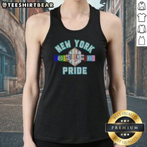 Top New York Sirens Pride Month Tank top featuring vibrant colors and a festive design.