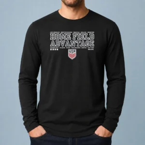 Awesome USMNT Homefield Advantage USA Soccer Long Sleeve Shirt