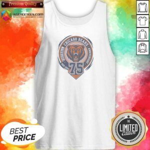 Good Chicago Bears Football 75 Anniversary 1920 1994 NFL Logo Team Tank Top