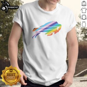 Top Buffalo Bills Pride Logo Progress Flag Shirt showcasing vibrant colors and a unique design.