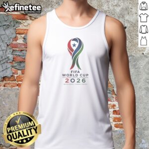 Pretty FIFA World Cup 2026 United States Canada Mexico Logo Tank Top