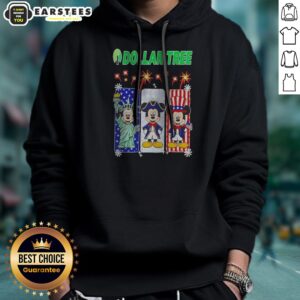 Dollar Tree Mickey Mouse Statue Of Liberty Patriot Uncle Sam USA hoodie on hoodie