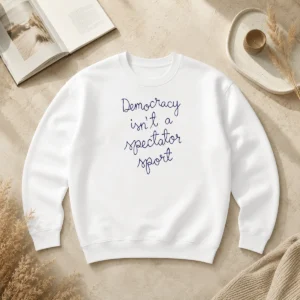 Pretty Democracy Is Not A Spectator Sport Nicole Wallace Sweater