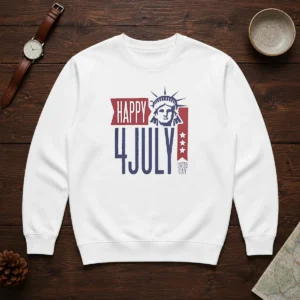 Awesome Happy 4 July Statue Of Liberty United State Sweater