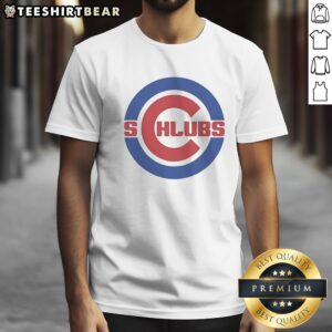 Nice Chicago Cubs Schlubs Parody Logo Shirt featuring a fun parody design for fans.