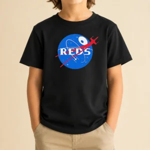 Pretty Red 5 NASA Parody Logo Kids T-Shirt