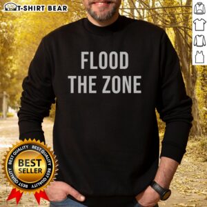 Good Flood The Zone Sweatshirt in a cozy fit, perfect for casual outings or lounging at home.