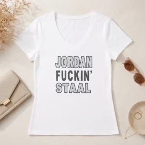 Pretty Jordan Staal Carolina Hurricanes NHL Jordan Fuckin Staal V-Neck Shirt