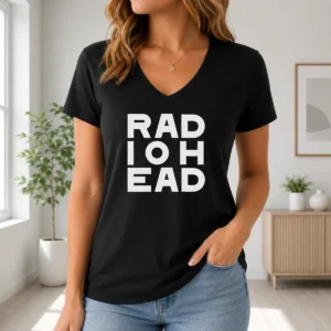 Premium Edward Norton Radiohead V-Neck Shirt