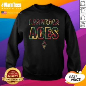 Official Las Vegas Aces Juneteenth Logo Sweatshirt