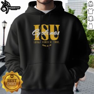 Top Iowa State University Cyclones ISU Loyal Forever True Est 1858 Official Hoodie displayed in a vibrant color